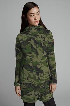 Chamarras Canada Goose Mujer Mexico - Salida Chubasquero Verdes RM9475380